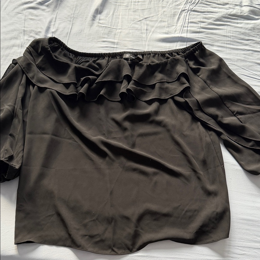 Elegant Black Off-Shoulder Top